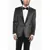 CORNELIANI Code Lurex Velour Ceremony Blazer With Satin Lapel Black