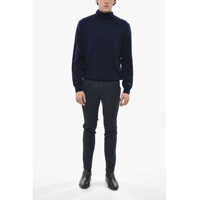Pulovere CORNELIANI pentru Barbati - Pulovere CORNELIANI Cc Collection Turtleneck Cashmere Blend Sweater Blue Barbati (BM 19681370) - B-mall.ro