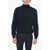 CORNELIANI Cc Collection Turtleneck Cashmere Blend Sweater Blue