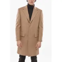 Paltoane Circle Solid Color Fully-Lined Coat With Flap Pockets Barbati