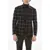 CORNELIANI Plaid Motif Virgin Wool Collective Blazer Black