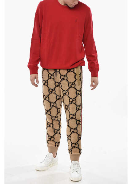 Pulovere Ralph Lauren Wool Crew-Neck Sweater With Embroidered Logo Red Barbati (BM 19681526) 4