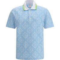Tricouri Polo All-over jacquard monogram pattern Polo Barbati