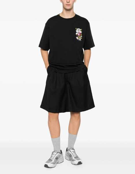 Tricouri Kenzo Wild Tiger motif embroidered on the chest oversized T-shirt BLACK Barbati (BM 19681670) 2