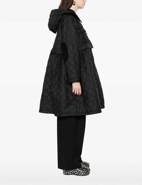 Paltoane Barbour Quilted hooded Coat by Barbour x GANNI BLACK/CLASSIC TARTAN Femei (BM 19681679) 3