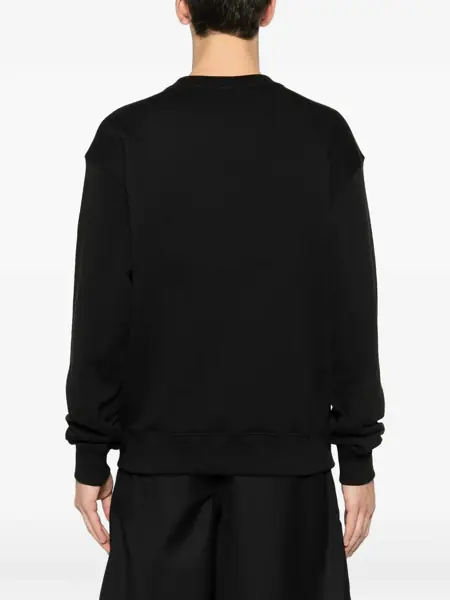 Bluze de trening Kenzo Wild Tiger cotton Sweatshirt BLACK Barbati (BM 19681691) 4