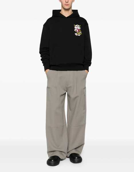 Bluze de trening Kenzo KENZO Wild Tiger embroidered design Hoodie BLACK Barbati (BM 19681703) 2