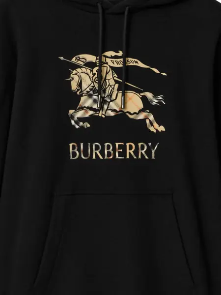 Bluze de trening Burberry Cotton Hoodie with faded EKD BLACK Barbati (BM 19681706) 4