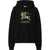 Burberry Cotton Hoodie with faded EKD BLACK