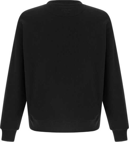 Bluze de trening Kenzo Cotton Sweatshirt with the KENZO Wild Tiger embroidery BLACK Barbati (BM 19681715) 2