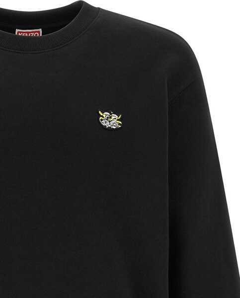 Bluze de trening Kenzo Cotton Sweatshirt with the KENZO Wild Tiger embroidery BLACK Barbati (BM 19681715) 3