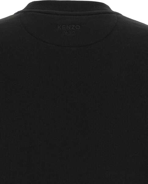 Bluze de trening Kenzo Cotton Sweatshirt with the KENZO Wild Tiger embroidery BLACK Barbati (BM 19681715) 4
