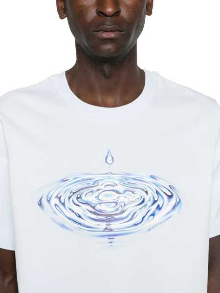 Tricouri Casablanca Drip Logo T-shirt PALE BLUE Barbati (BM 19681730) 5