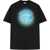 Casablanca Airbrush Mushroom print short-sleeve T-shirt BLACK JERSEY
