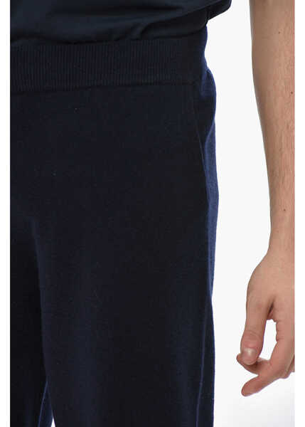 Pantaloni de trening CORNELIANI Cashmere Blend Sweatpants With Cuffs Blue Barbati (BM 19681784) 3