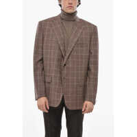 Sacouri Wool Blend Mantua Single Breasted Blazer Barbati