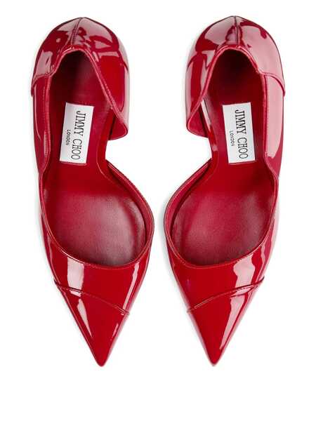 Pantofi cu toc Jimmy Choo Brigitte 100 mm Dcollet Red Femei (BM 19681824) 3