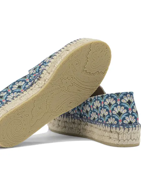 Espadrile ETRO Cotton espadrilles Blue Femei (BM 19681896) 5