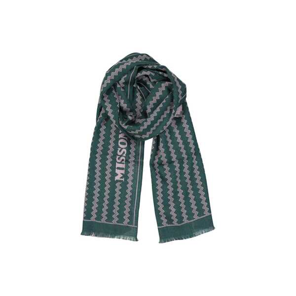 Esarfe MISSONI BEACHWEAR MISSONI Wool Scarf Green Femei (BM 19688442) 2