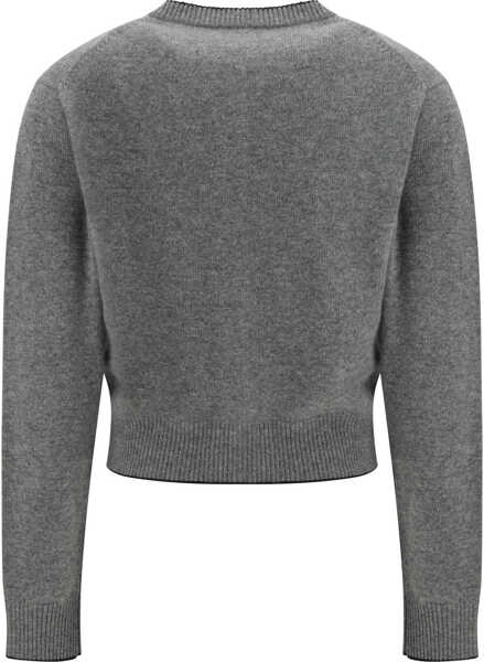 Cardigane Chloe Fitted logo Cardigan DIVINE GREY Femei (BM 19688519) 2