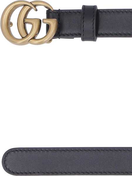 Curele Gucci Slim GG Marmont Belt NERO Femei (BM 19688546) 2