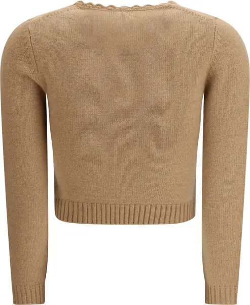 Pulovere Chloe Logo Sweater BLEACHED BROWN Femei (BM 19688552) 2