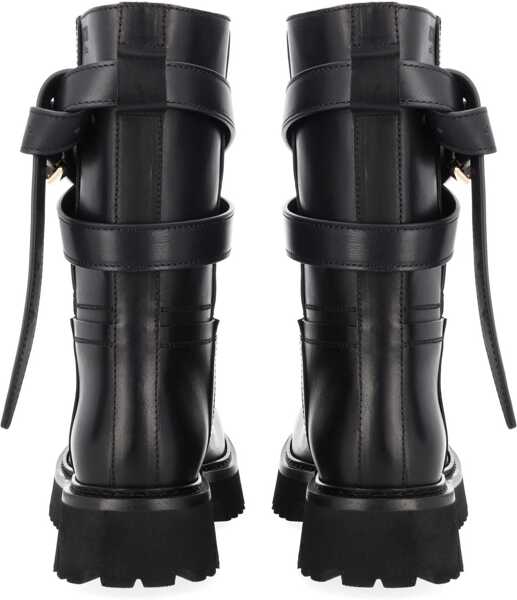 Cizme scurte Moschino Tie-Me Boot BLACK Femei (BM 19688591) 3