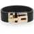 Tom Ford Leather Bracelet BLACK