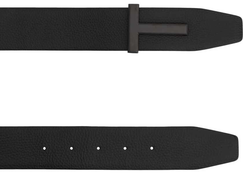 Curele Tom Ford Belt With Buckle T BLACK Barbati (BM 19688606) 2