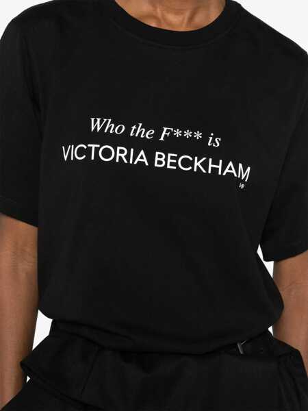 Tricouri Victoria Beckham Who The F Is Victoria Beckham T-Shirt. BLACK Femei (BM 19688645) 5