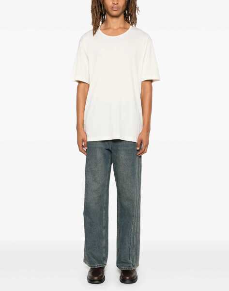 Tricouri LEMAIRE Cotton T-Shirt WHITE Barbati (BM 19688657) 2