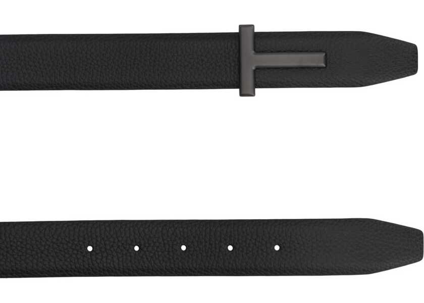 Curele Tom Ford Belt With Buckle T BLACK Barbati (BM 19688660) 2