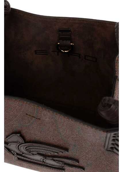 Genti de umar ETRO Libra Arnica Mini Shopping Bag BROWN Femei (BM 19688672) 5