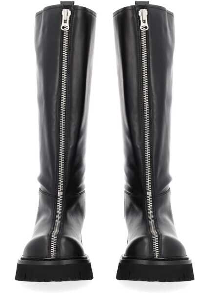 Cizme scurte Moschino Boot Zipper BLACK Femei (BM 19688675) 3