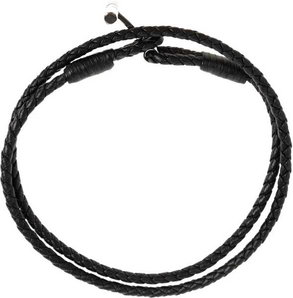 Bratari Tom Ford Braided Leather Bracelet BLACK Barbati (BM 19688678) 3