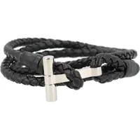 Bratari Braided Leather Bracelet Barbati