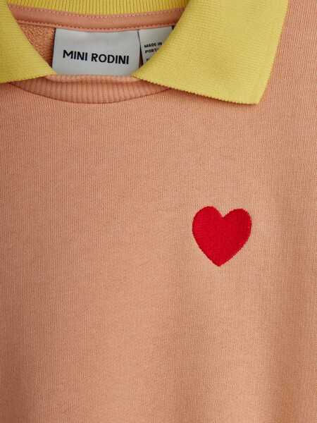 Hanorace MINI RODINI Hearts Jersey PINK Fete (BM 19688690) 3