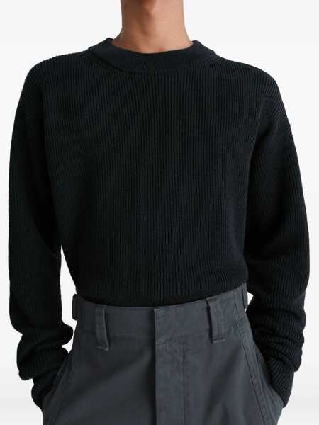 Pulovere casual LEMAIRE Wool Jersey. BLACK Barbati (BM 19688720) 5