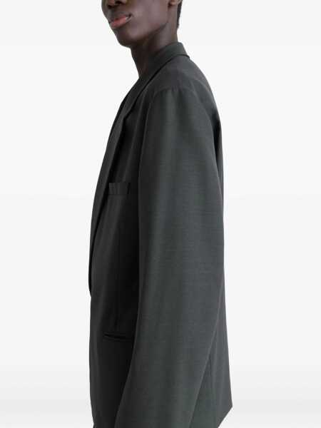 Sacouri LEMAIRE Double-Breasted Jacket BLACK Barbati (BM 19688735) 4