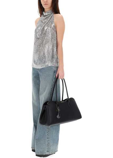Bluze Stella McCartney Fil Coupe Top SILVER Femei (BM 19688747) 2