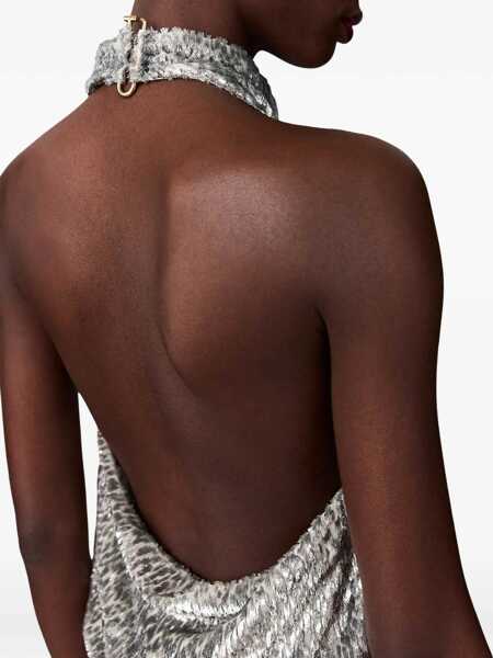 Bluze Stella McCartney Fil Coupe Top SILVER Femei (BM 19688747) 5