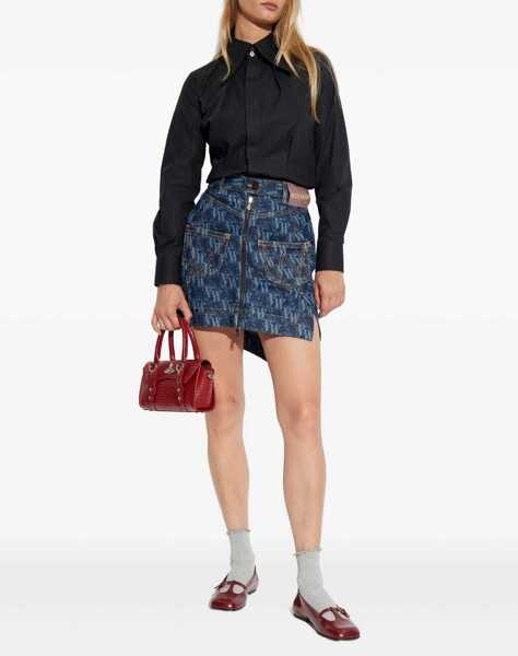 Fuste casual Vivienne Westwood Sailor Skirt BLUE Femei (BM 19688753) 2