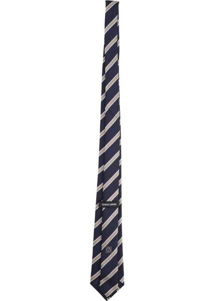 Cravate Giorgio Armani Silk Tie BLUE Barbati (BM 19688756) 2
