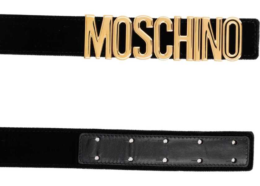 Curele Moschino Belt With Logo BLACK Femei (BM 19688804) 2