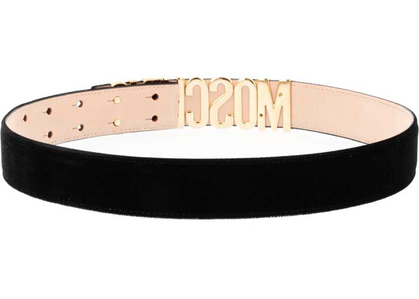 Curele Moschino Belt With Logo BLACK Femei (BM 19688804) 3