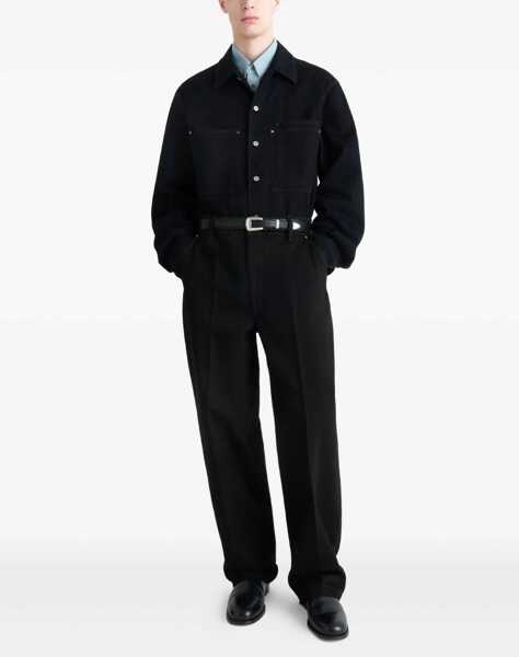 Pantaloni casual LEMAIRE Maxi Barrel Pants BLACK Barbati (BM 19688810) 2