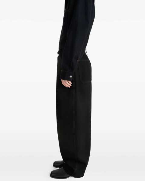 Pantaloni casual LEMAIRE Maxi Barrel Pants BLACK Barbati (BM 19688810) 4