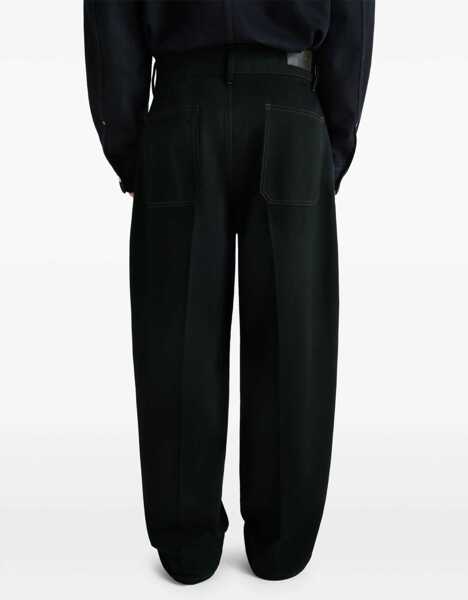 Pantaloni casual LEMAIRE Maxi Barrel Pants BLACK Barbati (BM 19688810) 5