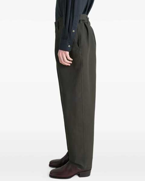 Pantaloni LEMAIRE Tailored Pants BROWN Barbati (BM 19688822) 4