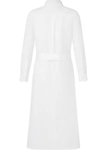 Rochii casual Ralph Lauren Long Dress With Logo WHITE Femei (BM 19688831) 3